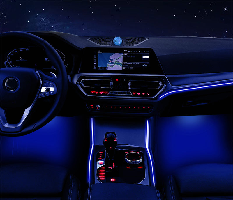 Ambientebeleuchtung Set für BMW 3er 2020–2022 dynamische RGB LED Innenraumbeleuchtung Co-Pilot Edition mit App Steuerung
