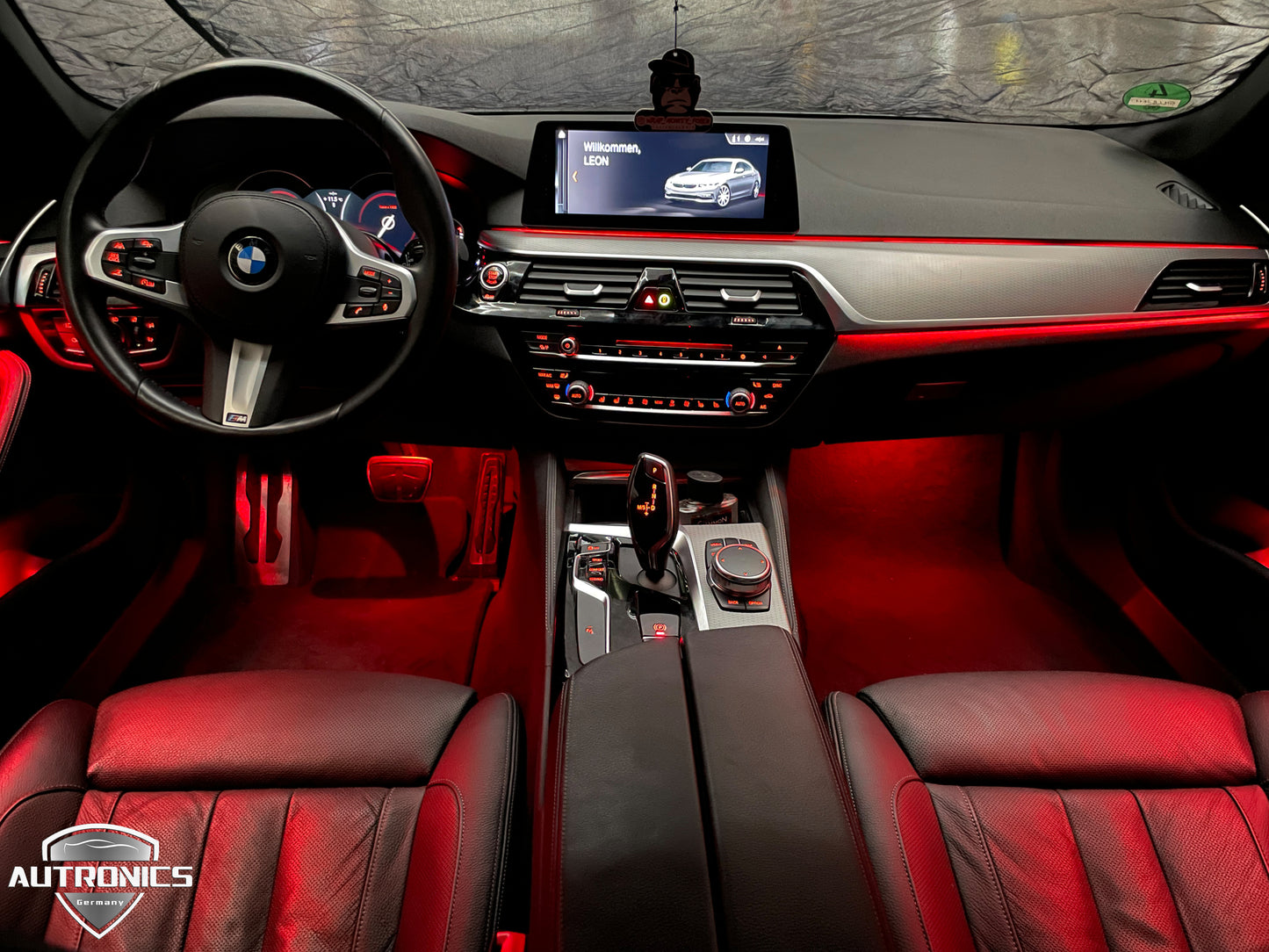 Ambientebeleuchtung Set für BMW 5er G30 G38 ab 2018 dynamische RGB LED Leistenmit App Steuerung