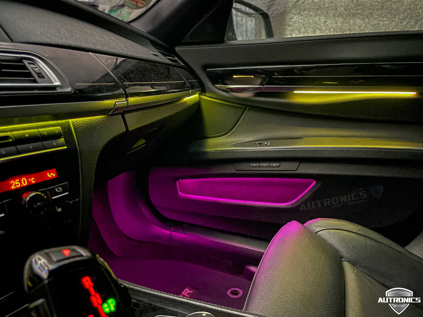 Ambientebeleuchtung Set für BMW 7er F01 F02 2009-2017 dynamische RGB LED Leisten mit App Steuerung