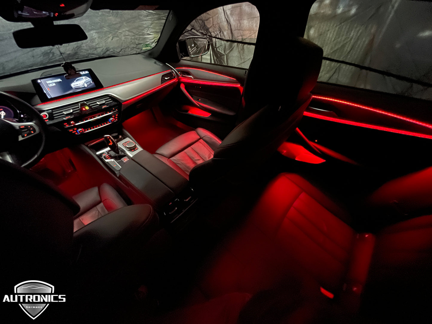 Ambientebeleuchtung Set für BMW 5er G30 G38 ab 2018 dynamische RGB LED Leistenmit App Steuerung