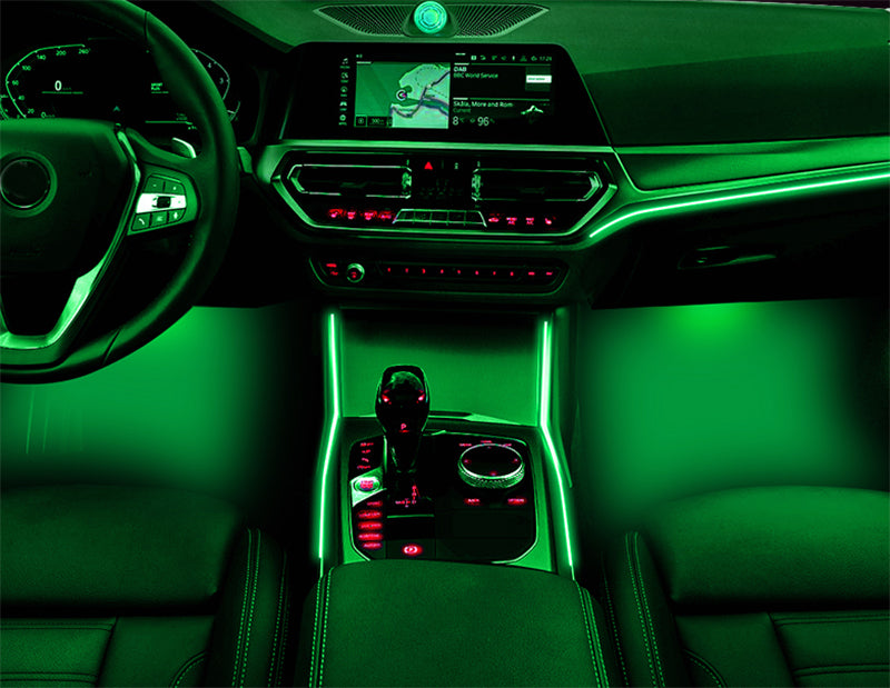 Ambientebeleuchtung Set für BMW 3er 2020–2022 dynamische RGB LED Innenraumbeleuchtung Co-Pilot Edition mit App Steuerung