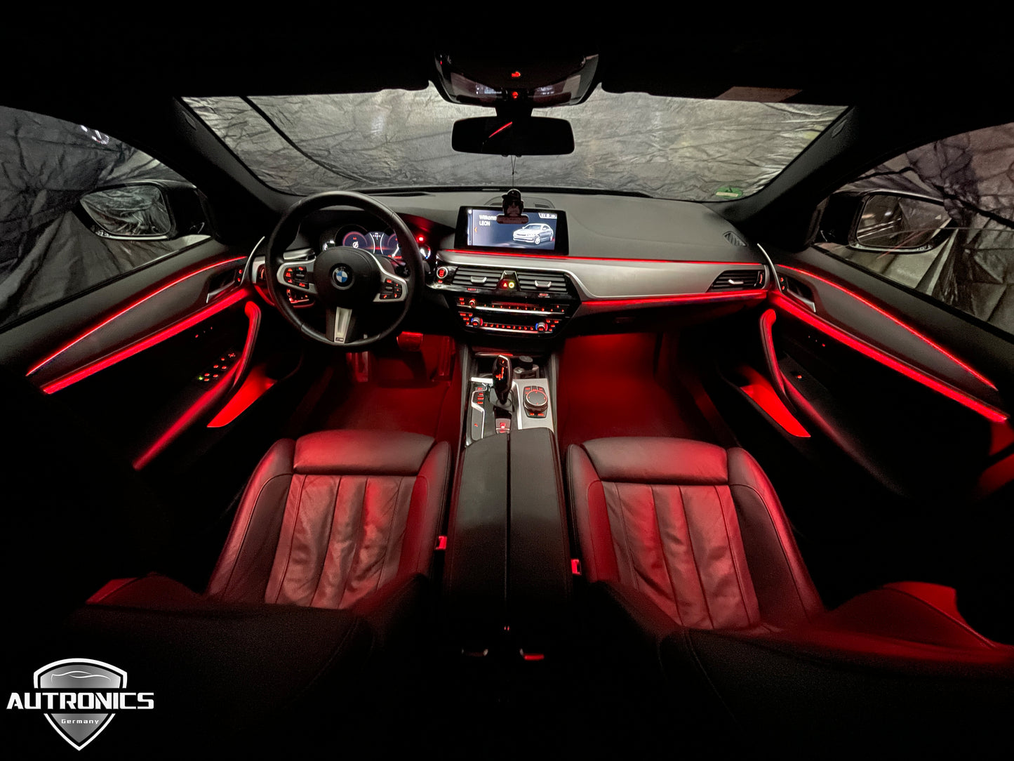 Ambientebeleuchtung Set für BMW 5er G30 G38 ab 2018 dynamische RGB LED Leistenmit App Steuerung