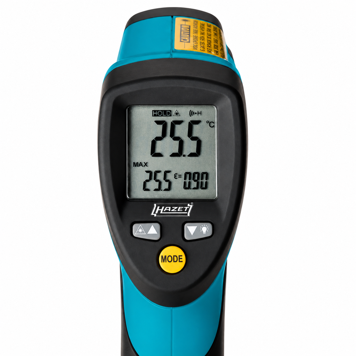 HAZET 1991-1 Infrarot-Thermometer –50 bis +550°C Doppel-Laser berührungsloses Temperaturmessgerät für Auto Werkstatt Heizung Klima