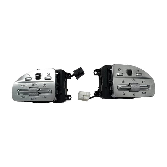 Mercedes Lenkradtasten A0999054706 Multifunktionstasten Ersatzteil für Mercedes-Benz Lenkrad Steuerung Audio Telefon Tempomat Original Passform