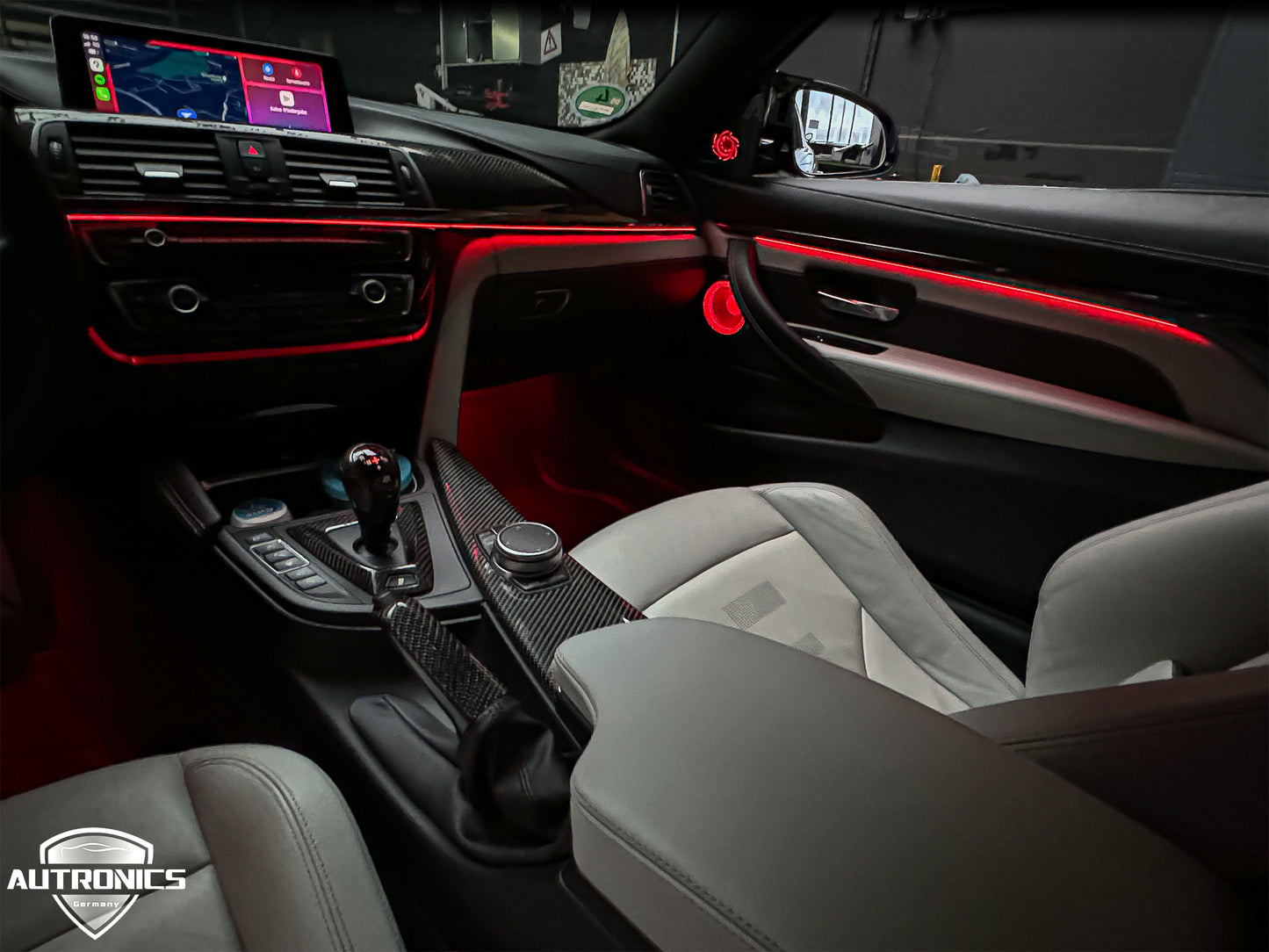 Ambientebeleuchtung Set für BMW 3er 2013–2019 Black Edition kaufen Dynamische RGB LED Innenraumbeleuchtung App Steuerung