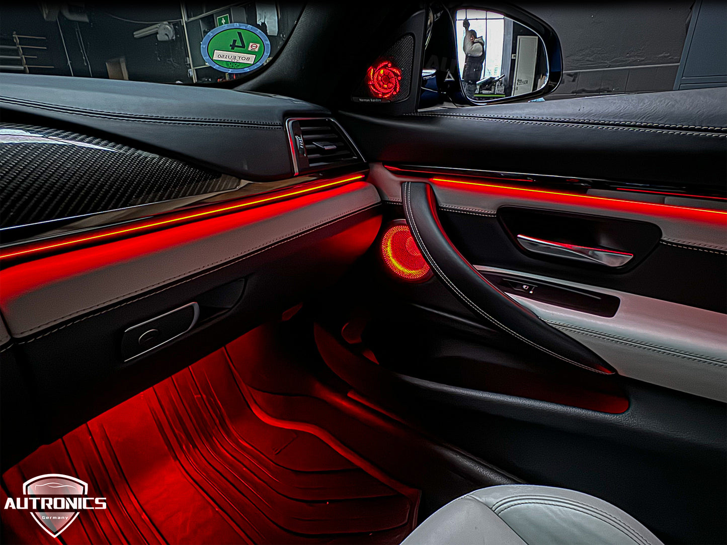 Ambientebeleuchtung Set für BMW 3er 2013–2019 Black Edition kaufen Dynamische RGB LED Innenraumbeleuchtung App Steuerung