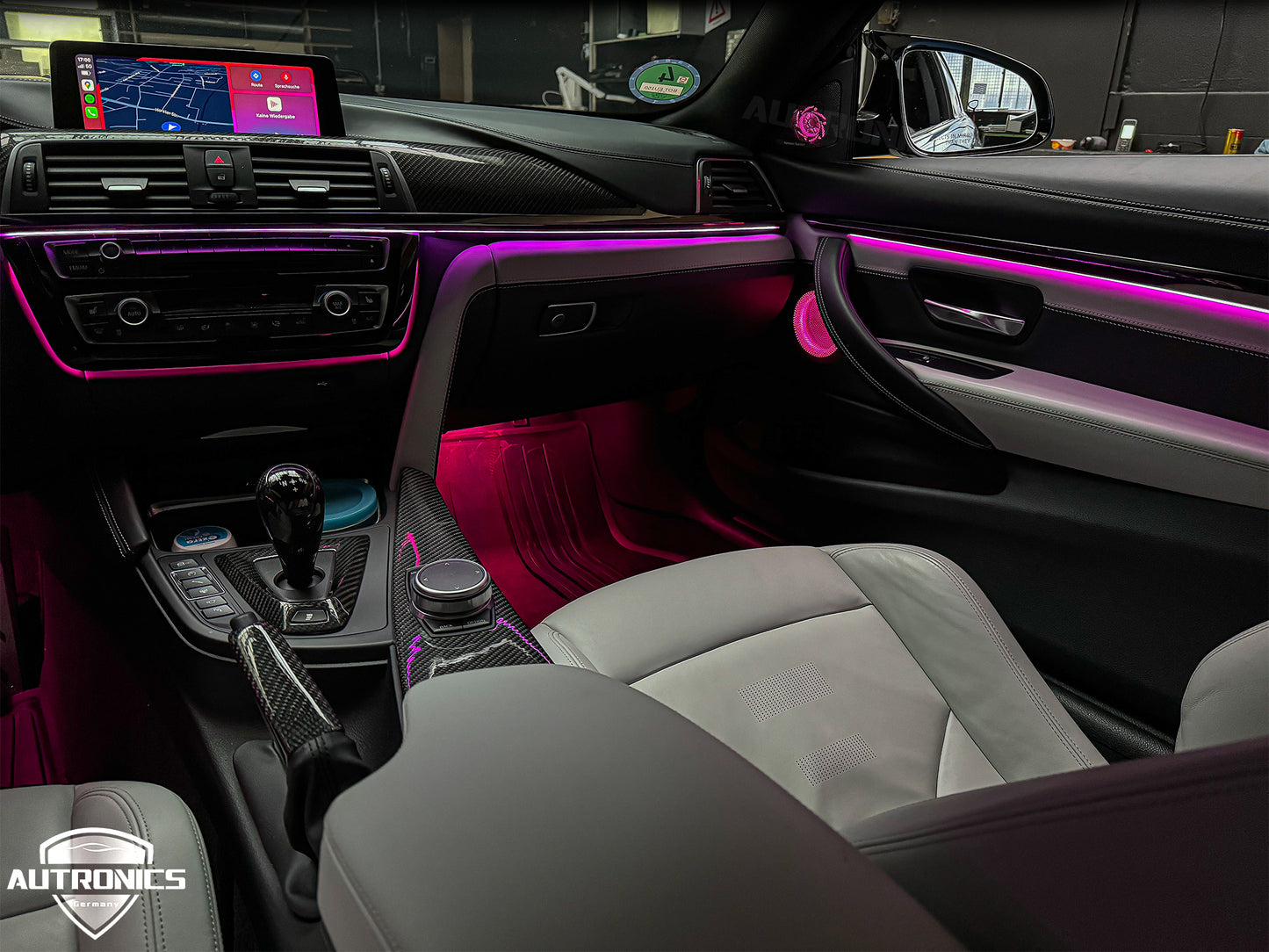 Ambientebeleuchtung Set für BMW 3er 2013–2019 Black Edition kaufen Dynamische RGB LED Innenraumbeleuchtung App Steuerung