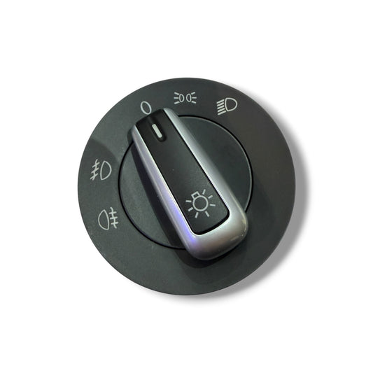 Lichtschalter Lichtsteuerung für VW Golf 5 Golf 6 Golf 7 Caddy Passat Touran Tiguan EOS Jetta Scirocco T5 T6 mit Nebelscheinwerfer Funktion