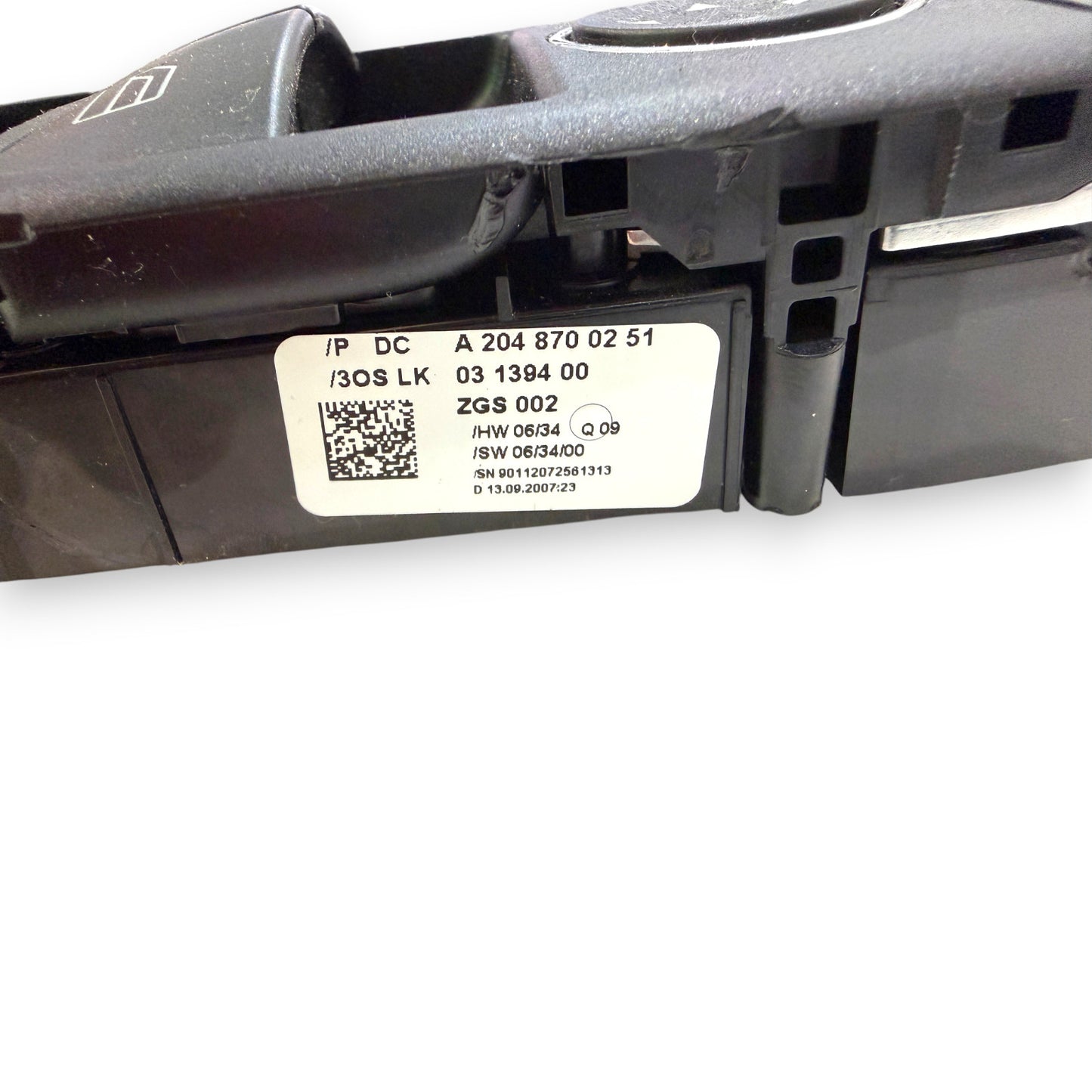 Mercedes-Benz Fensterheberschalter Original A2048700251 Fensterheber Schalter Spiegelverstellung W204 C-Klasse gebraucht OEM