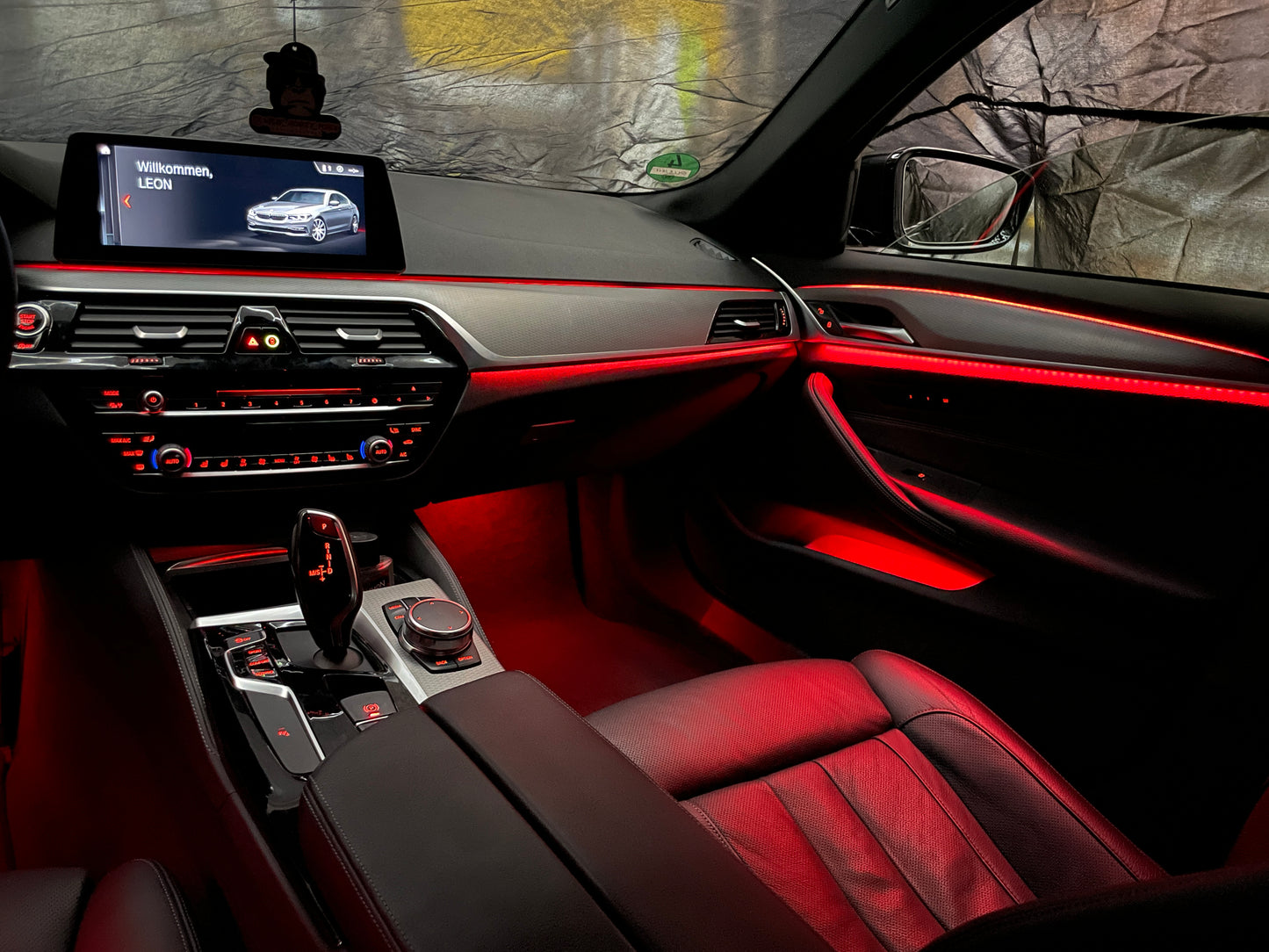 Ambientebeleuchtung Set für BMW 5er G30 G38 ab 2018 dynamische RGB LED Leistenmit App Steuerung