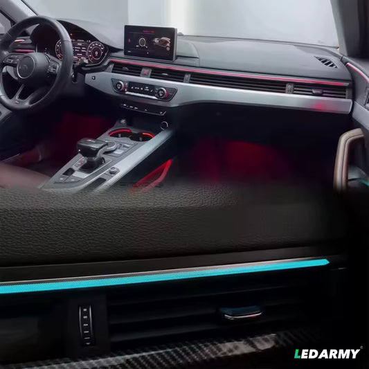 LED Ambientebeleuchtung Audi A5 ab 2016 kaufen Komplettset RGB dynamisch mit Einbauleisten Innenraum Beleuchtung Nachrüstung Set