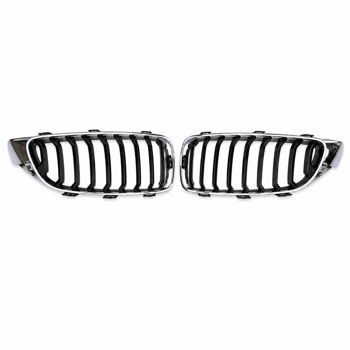 Original BMW F30 F31 Kühlergrill Nieren Chrom Schwarz links rechts gebraucht BMW 3er Frontgrill Ziergitter Original Ersatzteil Top Zustand